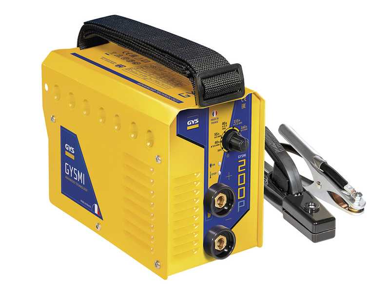 GYS GYSMI 200P - Soldadora Inverter (MMA) - corriente continua (DC) - Malet&iacute;n