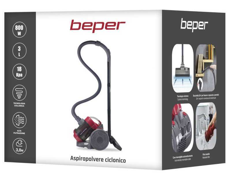 Beper P202ASP200 - Aspirador de trineo cicl&oacute;nico - 800W
