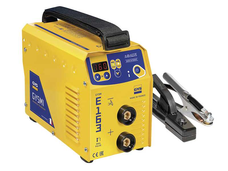 GYS Gysmi E163 - Soldadora Inverter (MMA, TIG Lift) - Corriente continua (DC) - Malet&iacute;n