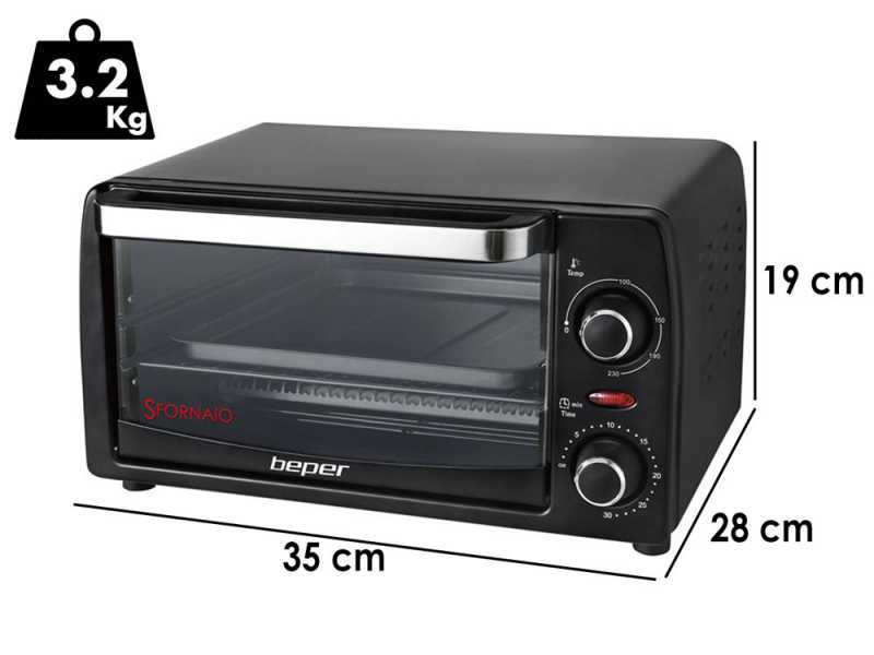 Beper 90882 - Horno el&eacute;ctrico - 1050W