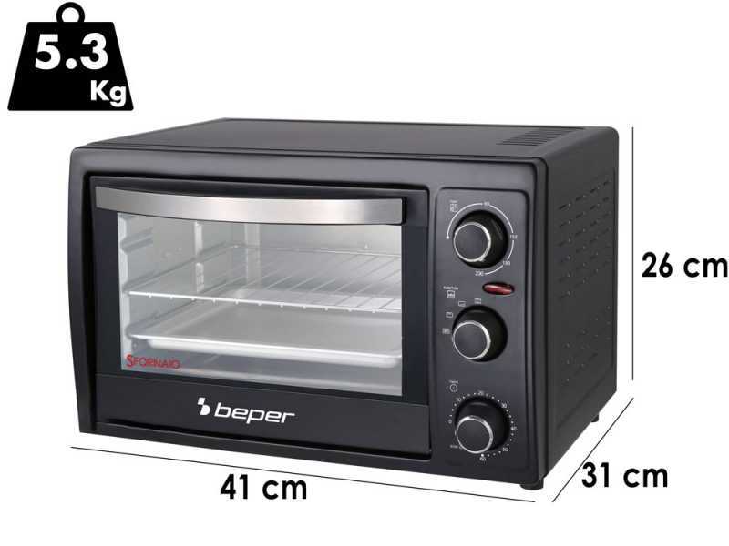Beper 90883 - Horno el&eacute;ctrico - 1300 W