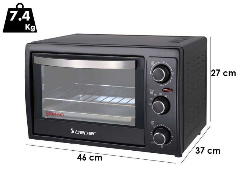 Beper 90884 - Horno el&eacute;ctrico - 1300 W