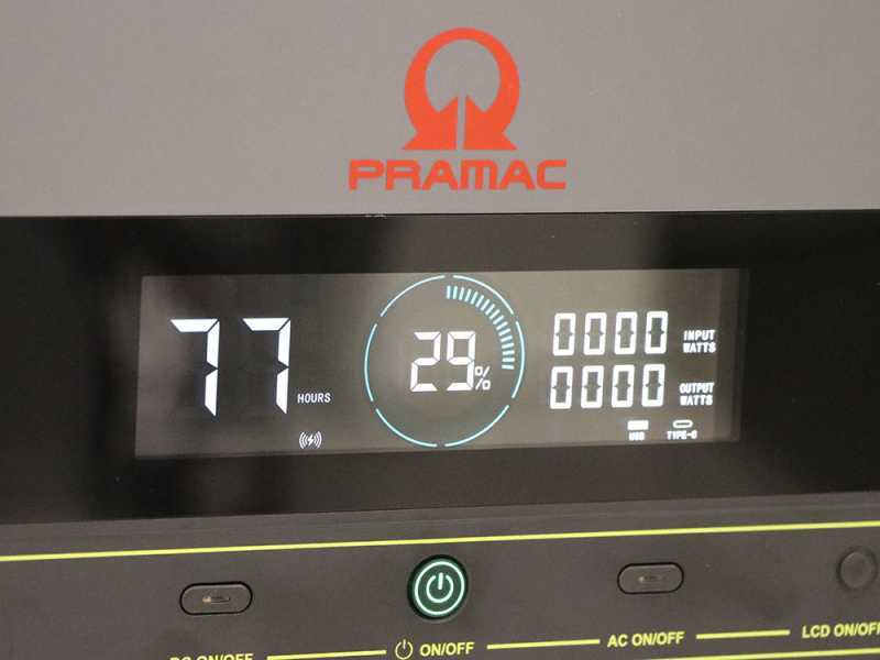Pramac PWB 1200 - Bater&iacute;a Estaci&oacute;n de energ&iacute;a Port&aacute;til - 1200W - 1075 Wh/25.6V