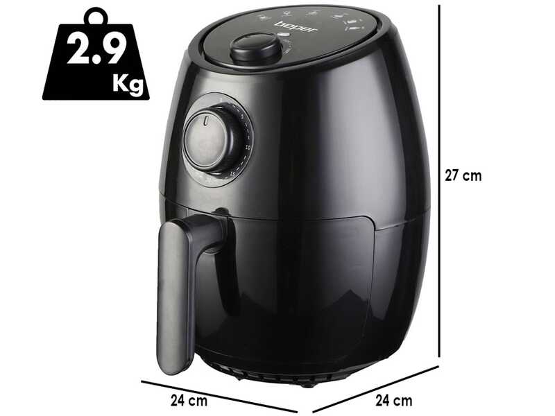 Beper P101FRI001 - Freidora de aire - 2 L