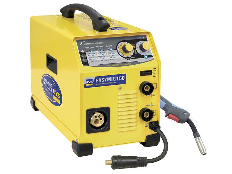 GYS Easymig 150 - Soldadora Inverter (MIG/MAG: GAS, NO GAS y MMA) - corriente continua (DC)