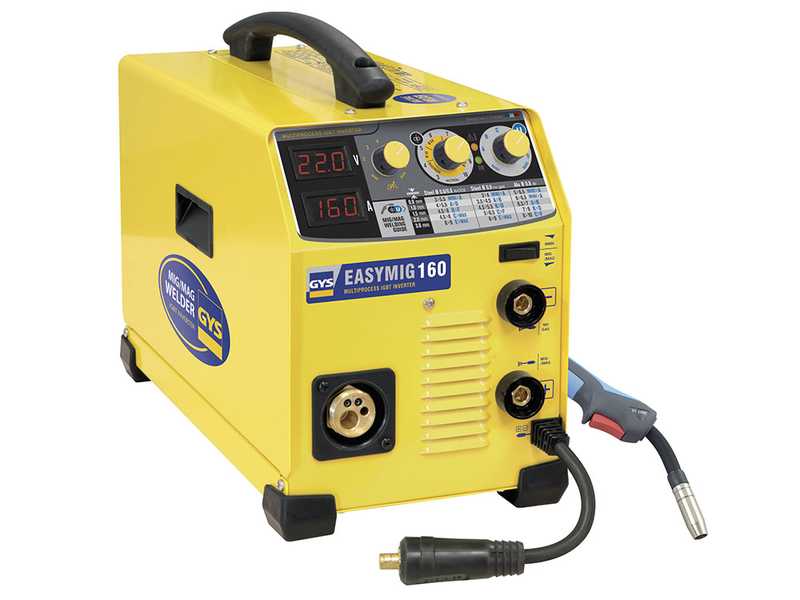 GYS Easymig 160 - Soldadora Inverter (MIG/MAG: GAS, NO GAS y MMA) - corriente continua (DC)