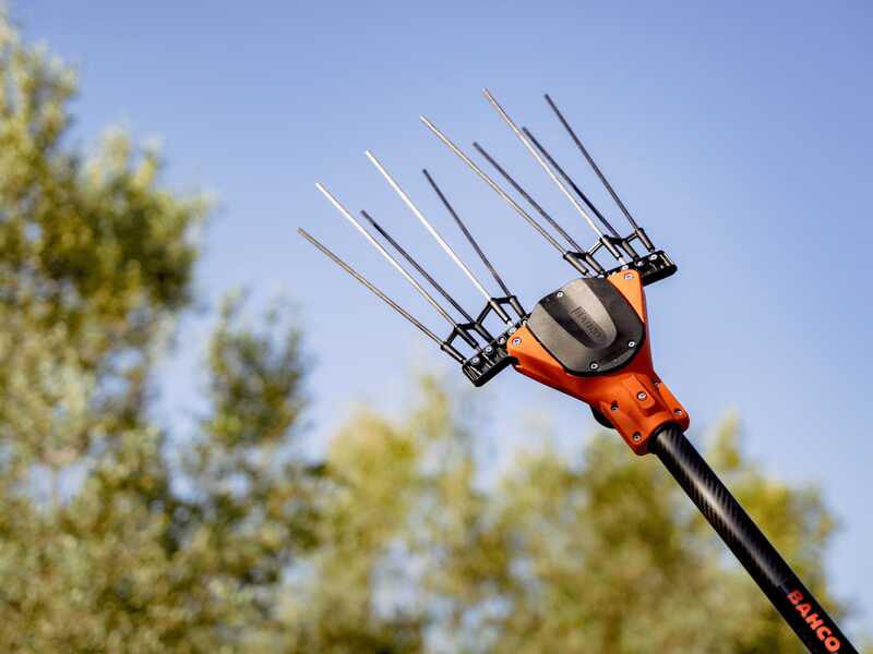Bahco BCL52TP 36V - Vareador de aceitunas el&eacute;ctrico de bater&iacute;a - P&eacute;rtiga Telesc&oacute;pica de carbono de 216-296 cm