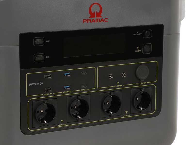 Pramac PWB 2400 - Bater&iacute;a Estaci&oacute;n de energ&iacute;a Port&aacute;til - 2400W - 2150 Wh/51.2V