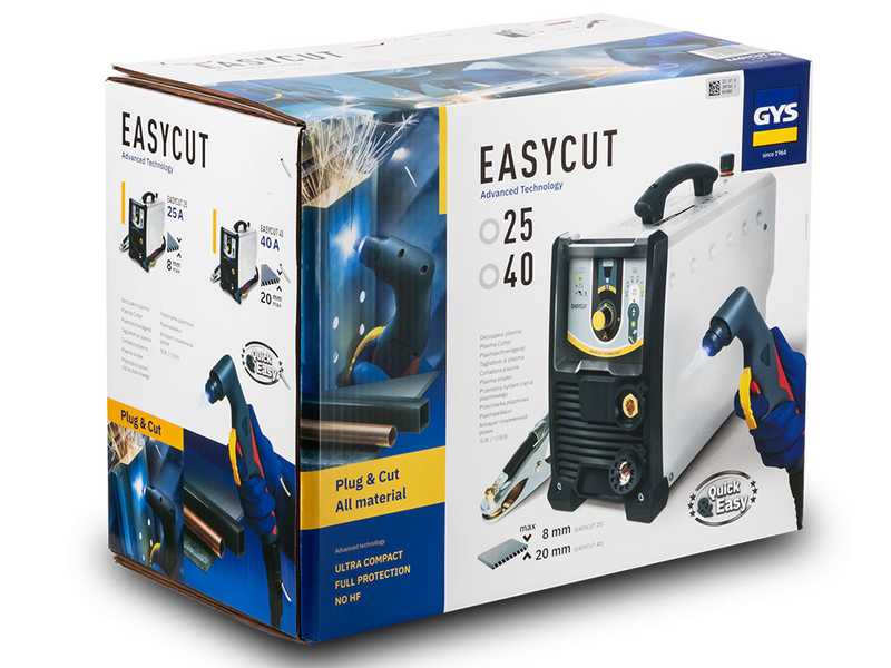 Gys Easycut 40 - Cortadora de plasma inverter