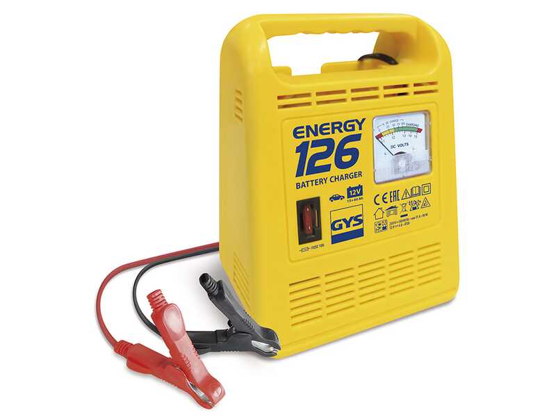 GYS Energy 126 - Cargador de bater&iacute;as - Bater&iacute;as 12V de 15 a 60ah