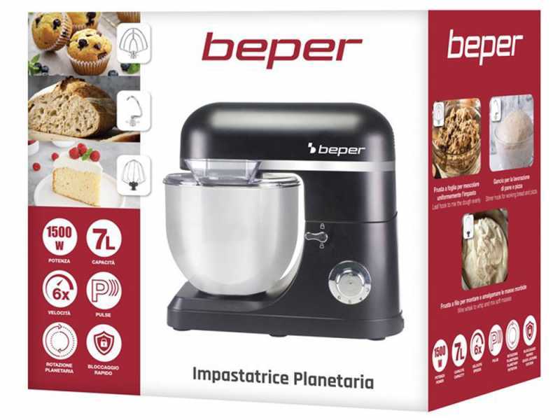 Beper P102SBA550 - Amasadora planetaria - 7 litros