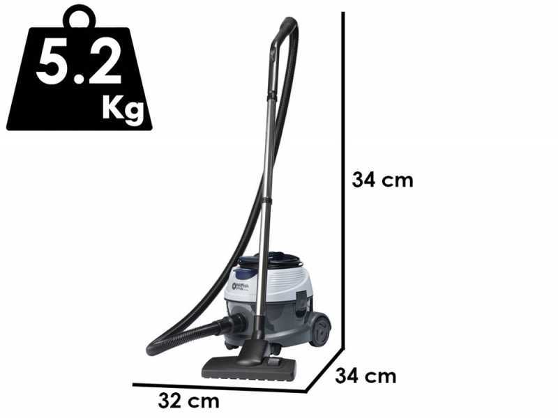 Nilfisk VP 100 EU - Aspirador profesional - Bid&oacute;n de pl&aacute;stico 10 L - 880W
