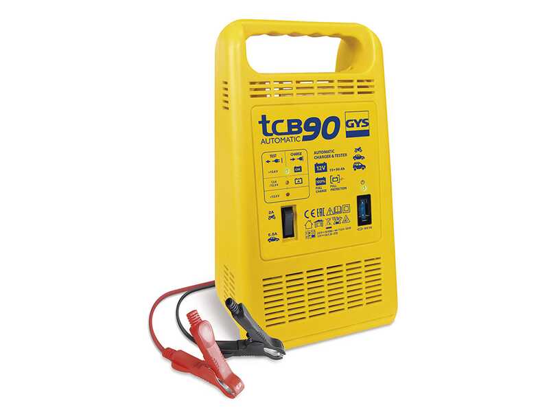 GYS TCB 90 - Cargador de bater&iacute;as Autom&aacute;tico - Bater&iacute;as 12V de 15 a 90ah