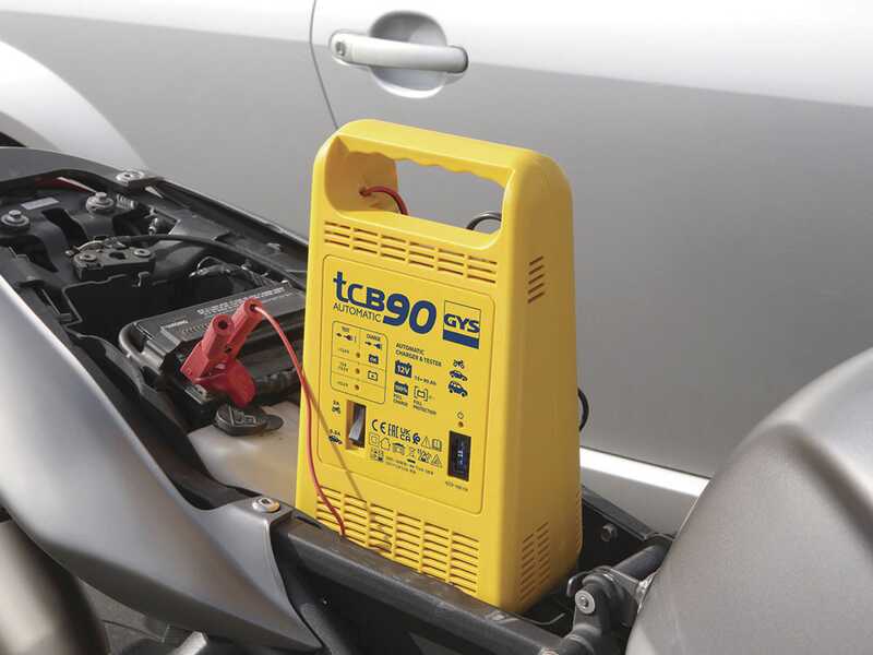 GYS TCB 90 - Cargador de bater&iacute;as Autom&aacute;tico - Bater&iacute;as 12V de 15 a 90ah