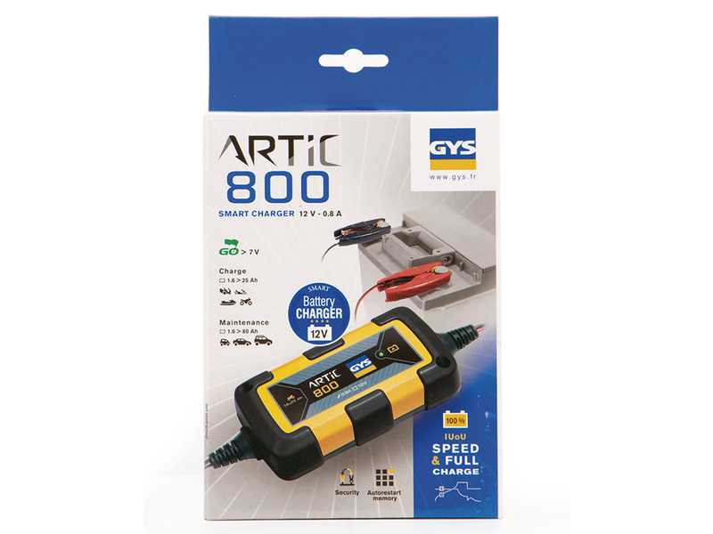 GYS artic 800 - Cargador de bater&iacute;as y mantenedor autom&aacute;tico - 12V