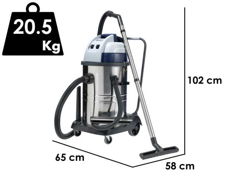 Nilfisk VL100-75 EU GO - Aspirador profesional - Bid&oacute;n de acero inoxidable 75 L - 2000W