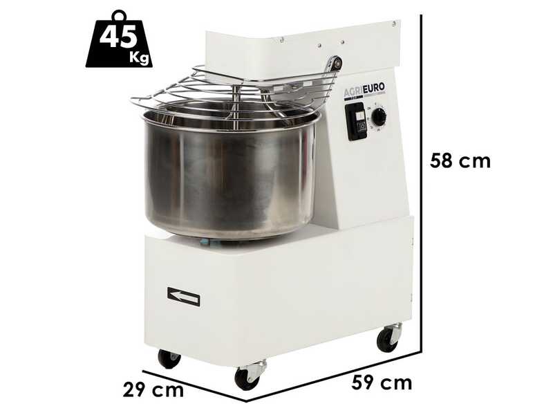 Mixer 1000 S - Amasadora de espiral - Capacidad 8 Kg