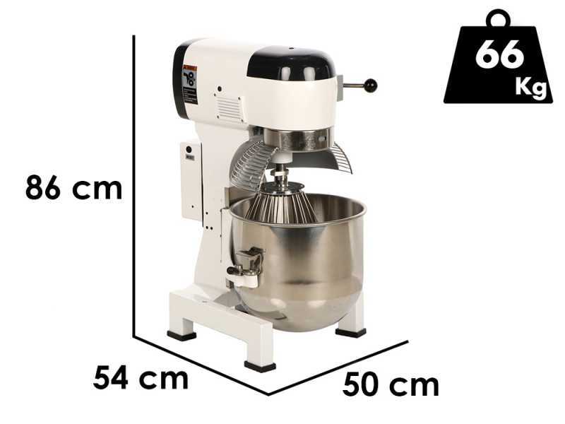 Prismafood iLine MZPL030 - Amasadora planetaria - Cuba inox 30 litros