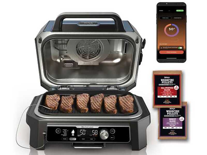 Ninja Woodfire Pro XL OG901EU - Freidora de aire con ahumador