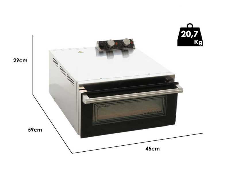 Macte Ovens Voyager TWIN - Horno El&eacute;ctrico para pizza - 2975 W