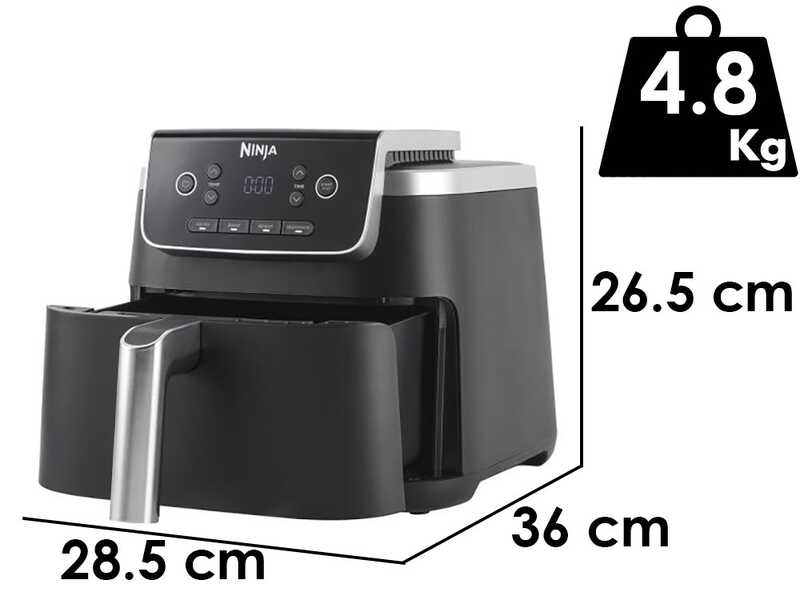 Ninja Max Pro AF140EU - Freidora de aire de 4,7 L