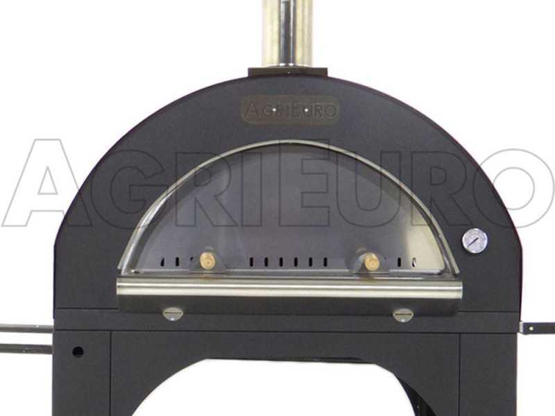 Horno de le&ntilde;a para pizza de exterior Cibus Red - 5 pizzas