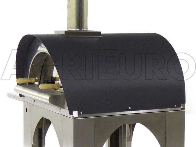Horno de le&ntilde;a para pizza de exterior Cibus INOX - 2 pizzas