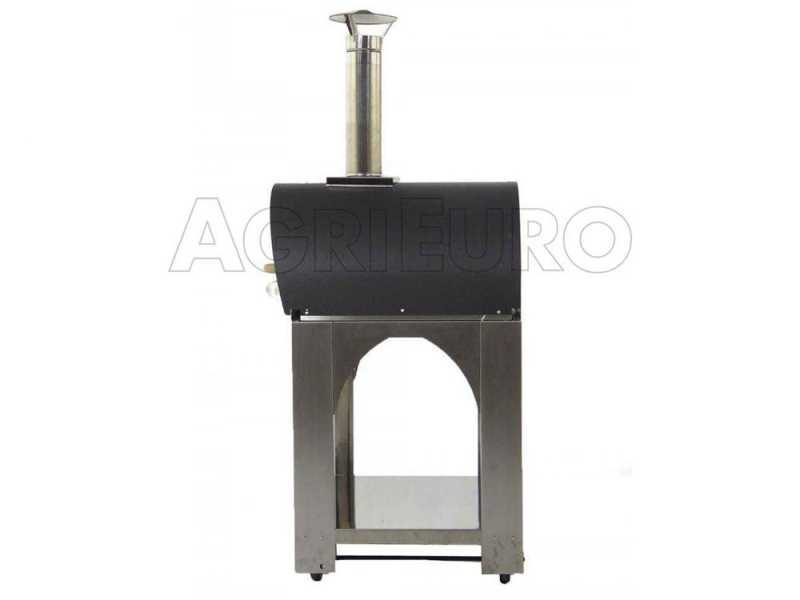 Horno de le&ntilde;a para pizza de exterior Cibus INOX - 2 pizzas