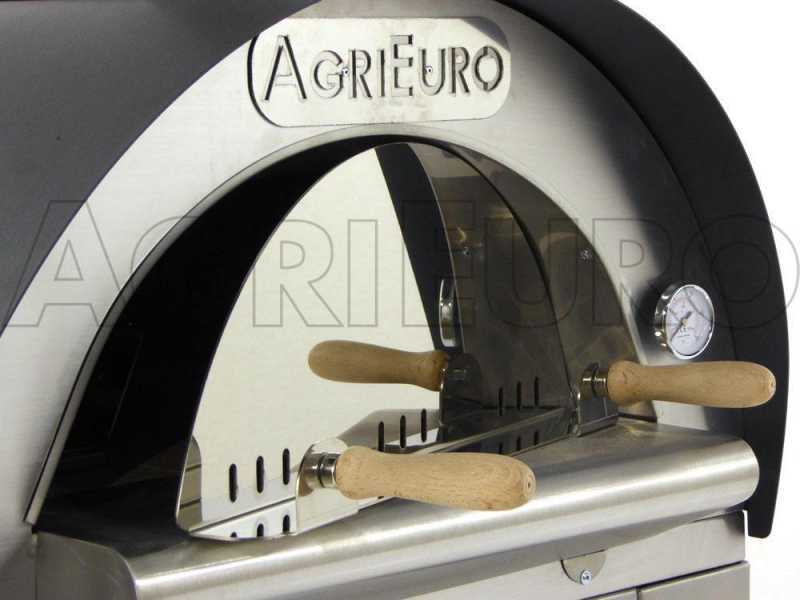 Horno de le&ntilde;a para pizza de exterior Cibus INOX - 2 pizzas