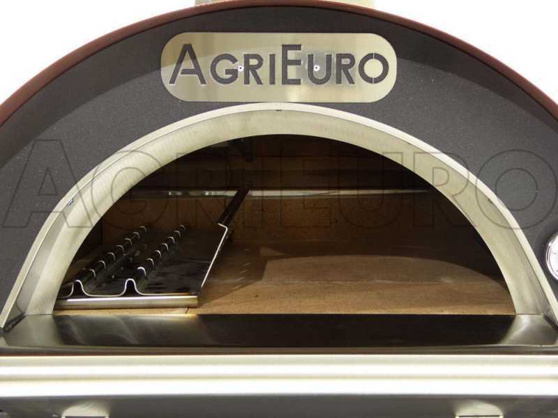 Horno de le&ntilde;a para pizza de exterior Cibus Red - 2 pizzas