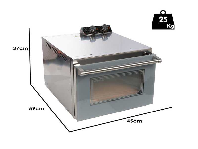 Macte Ovens NETTUNO - Horno El&eacute;ctrico para pizza - 2975 W