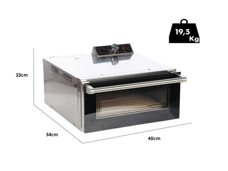 Macte Oven Voyager SMART - Horno el&eacute;ctrico para pizza - 1925W