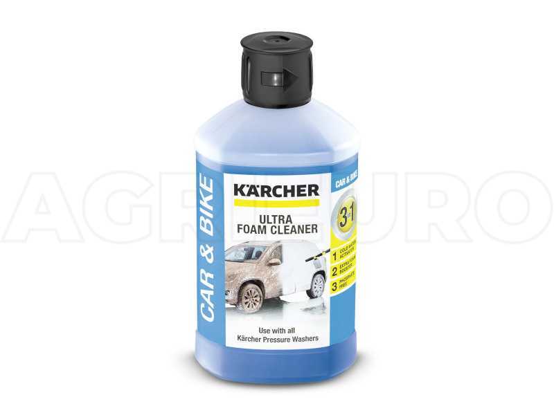 Detergente con espuma para coches y motos 3 en 1 para hidrolimpiadoras K&auml;rcher