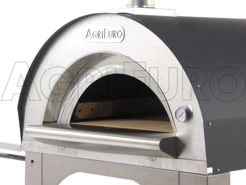 Horno de le&ntilde;a para pizza de exterior Cibus INOX - 5 pizzas