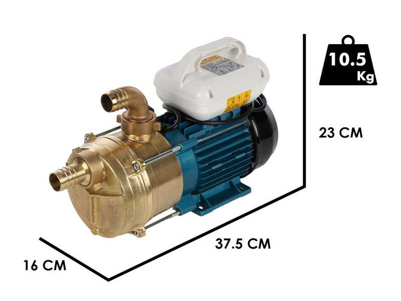Tellarini EEM 40 - Bomba el&eacute;ctrica de trasiego de lat&oacute;n - Monof&aacute;sica - 230 V
