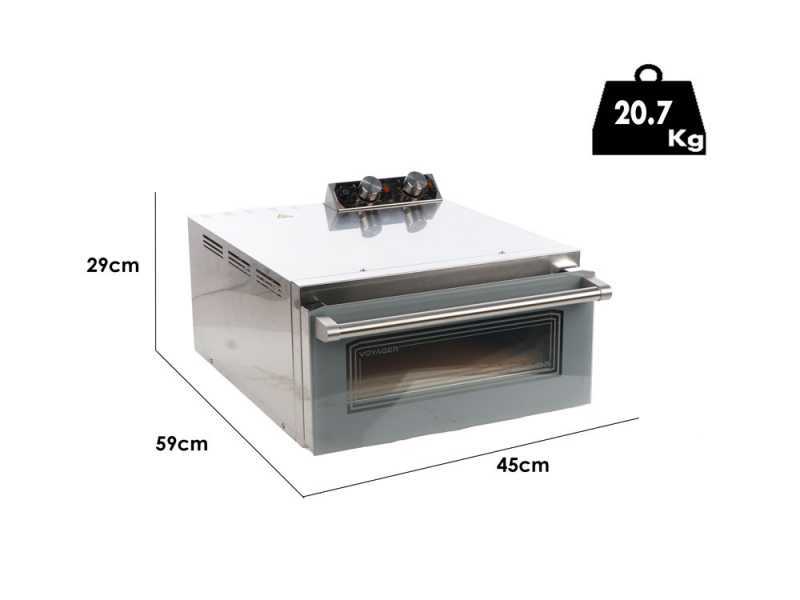 Macte Ovens Voyager TWIN - Horno El&eacute;ctrico para pizza - 2975 W