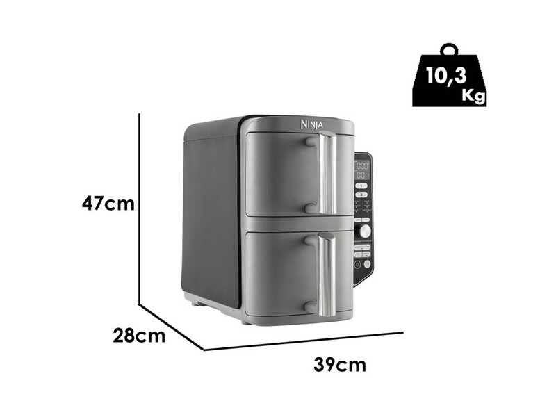 Ninja Double Stack XL SL400EU - Freidora de aire - 9,5L