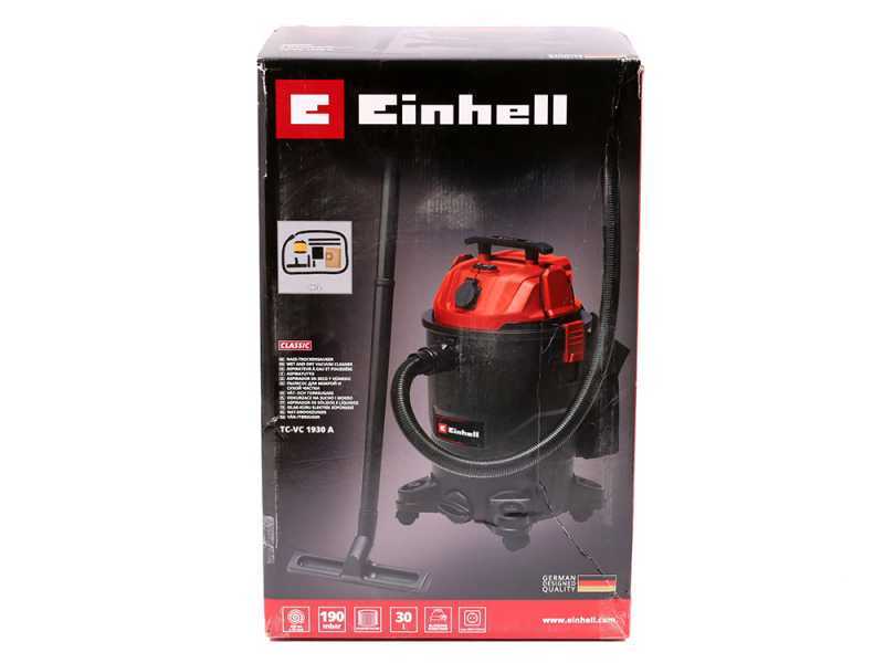 Einhell TC-VC 1930 A - Aspirador de s&oacute;lidos y l&iacute;quidos - Bid&oacute;n 30L - 1500W