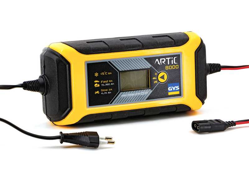 GYS Artic 8000 - Cargador de bater&iacute;as y mantenedor autom&aacute;tico - Bater&iacute;as 12V
