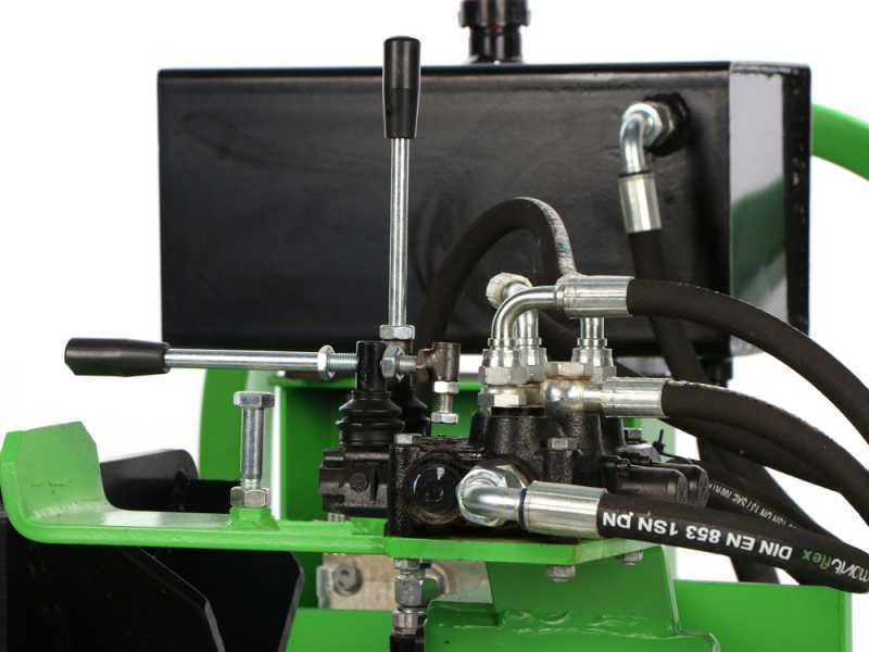 Agrieuro Premium Line 25T - Rajadora de le&ntilde;a para tractor - Horizontal - Plataforma de carga hidr&aacute;ulica