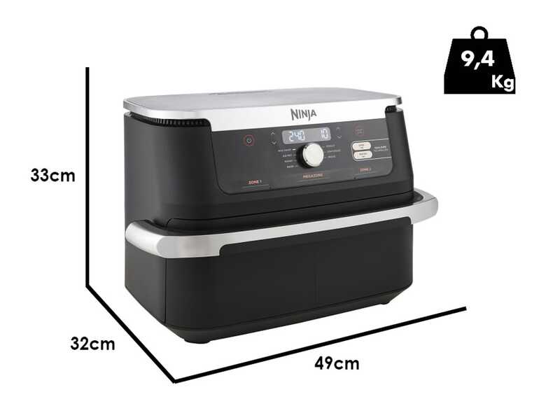 Ninja FlexDrawer AF500EU - Freidora de aire - 10,4L