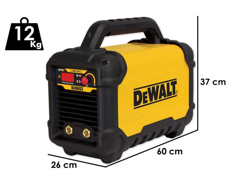 DeWalt DXWDMMA 160E - Soldadora Inverter (MMA) - Corriente continua (DC) + KIT