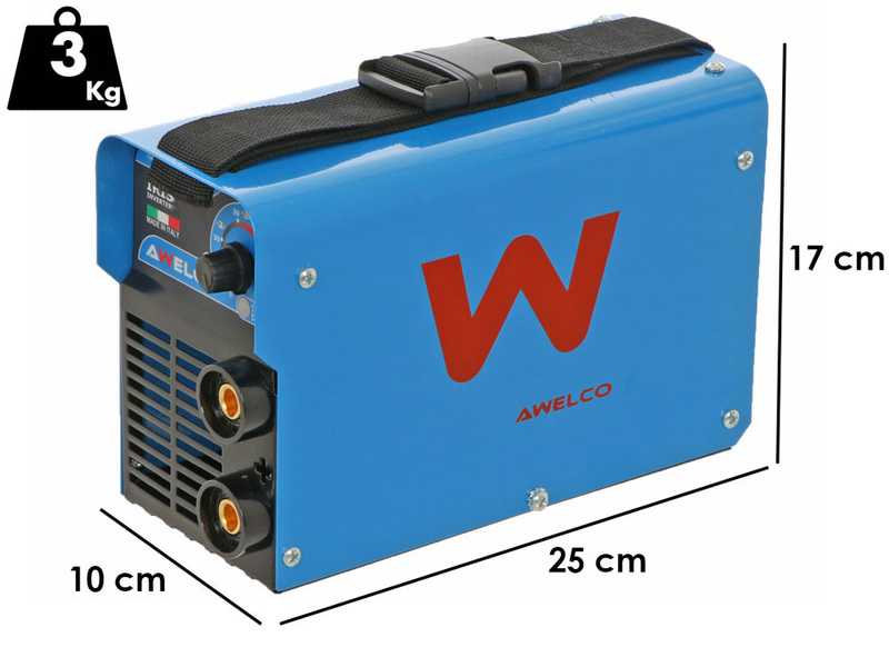 AWELCO IRIS 180 - Soldadora Inverter (MMA), corriente continua (DC)