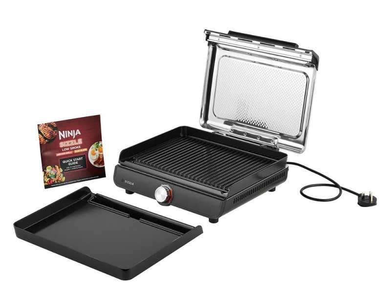 Ninja Sizzle GR101EU - Barbacoa el&eacute;ctrica port&aacute;til - 1450W