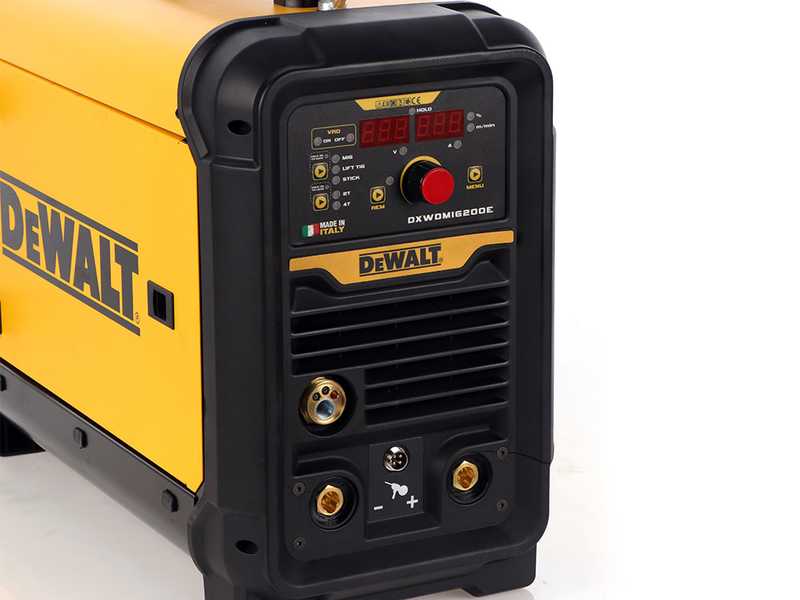 DeWalt DXWDMIG 200E - Soldadora Inverter Multi-proceso (MIG-MAG/MMA/TIG Lift) - corriente continua (DC)