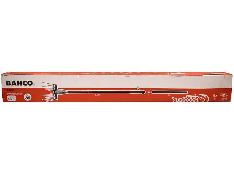 Bahco BCL51 12V - Vareador de aceitunas el&eacute;ctrico de bater&iacute;a - P&eacute;rtiga de aluminio - 230 cm