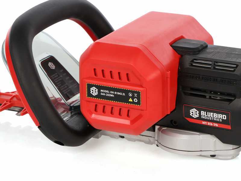 Blue Bird HT 23-70 - Cortasetos de bater&iacute;a 50,4V - BATER&Iacute;A Y CARGADOR NO EST&Aacute;N INCLUIDOS