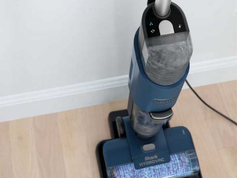 Shark HydroVac WD100EU - Fregadora de suelos el&eacute;ctrica 2 en 1: lava y seca