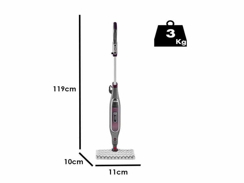 Shark Klik n' Flip con Steam Blaster S6003EU - Mopa a vapor - 1200W