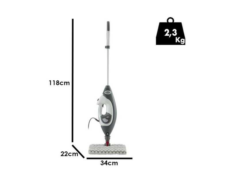 Shark Klik 'n' Flip con Steam Blaster S6005EU - Mopa a vapor el&eacute;ctrica - 2 en 1